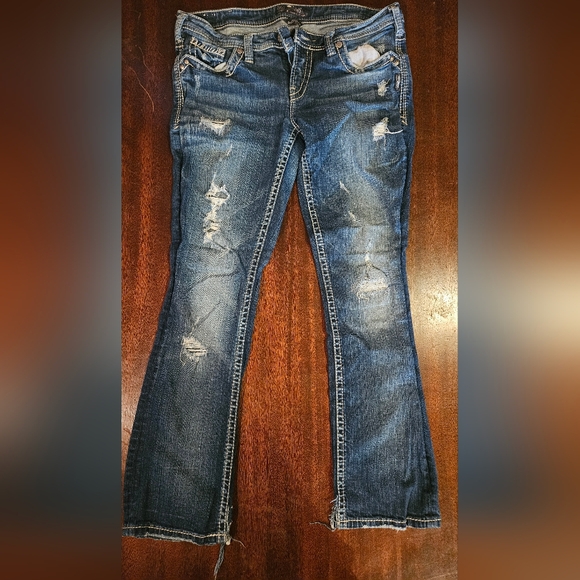 Silver Aiko Jeans - Picture 1 of 4